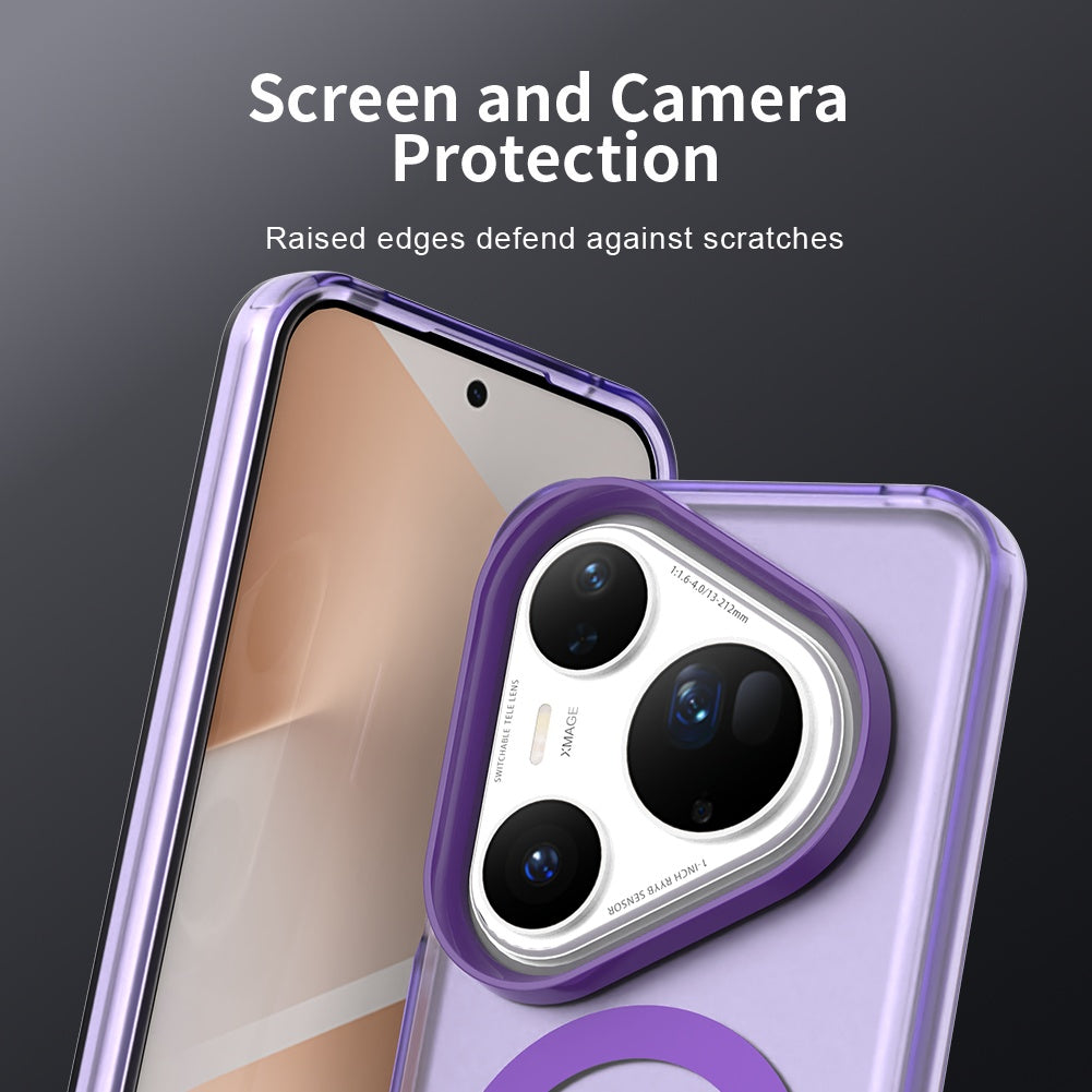 Custodia MagSafe per Huawei Pura 80 Ultra, Techsuit, CandyCase, Viola