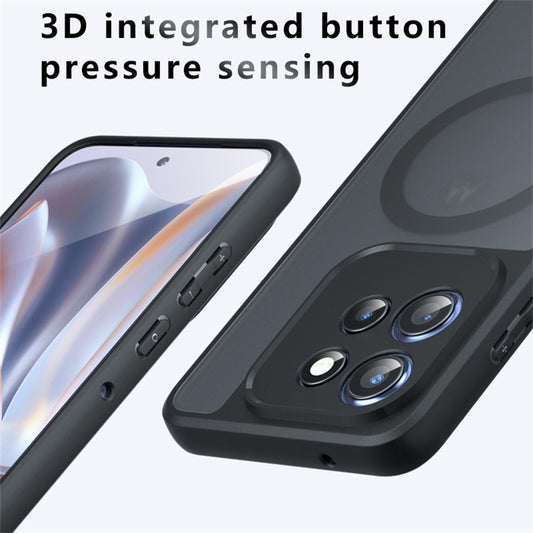 MagSafe Hülle für Motorola Edge 60 Neo / Edge 50 Neo / ThinkPhone 25, Techsuit, PureFrost, Satinschwarz