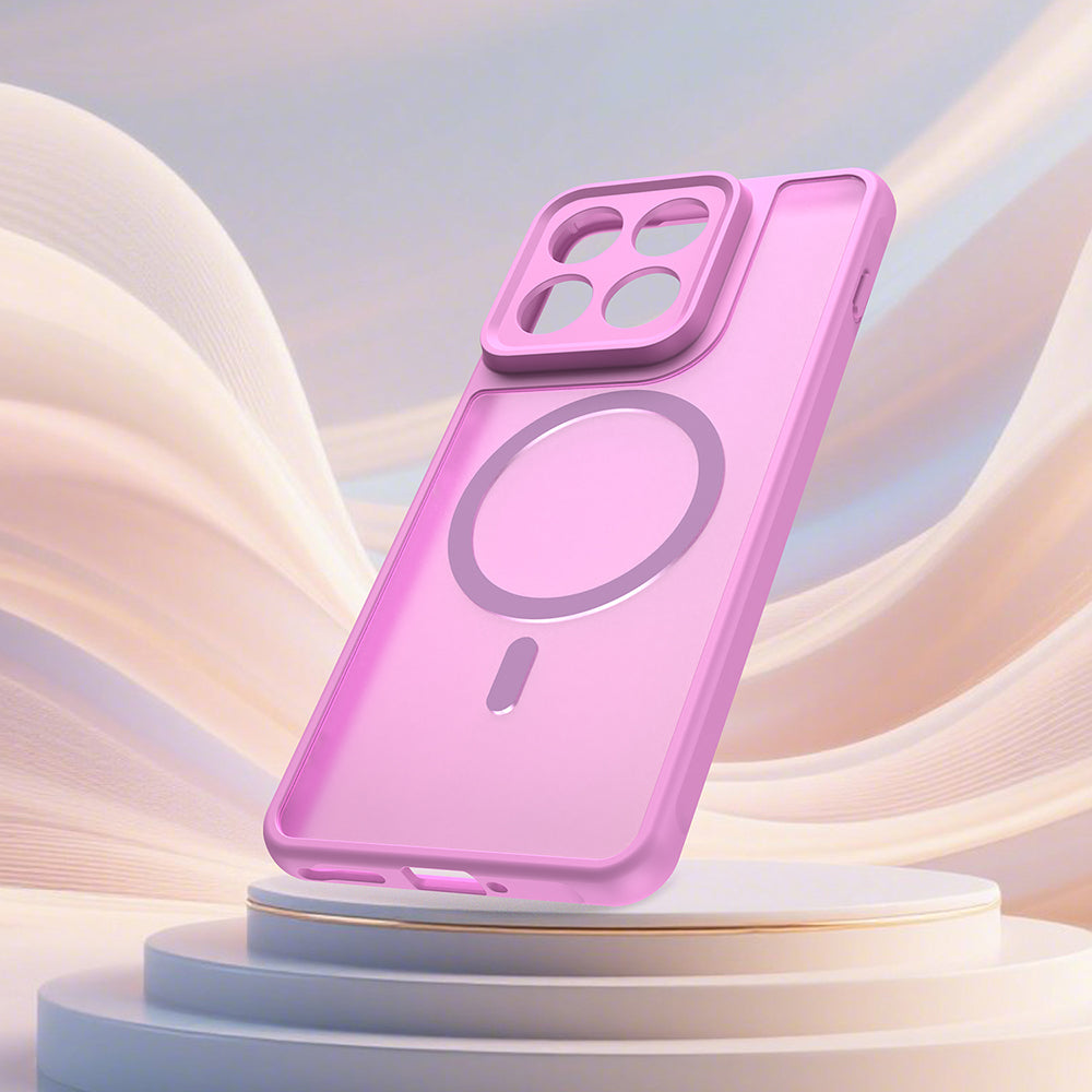 Custodia MagSafe per Motorola Edge 70, Techsuit, HaloFrost II, Rosa