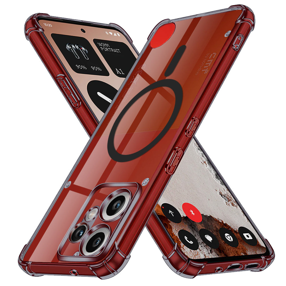 Coque MagSafe pour Nothing CMF Phone 2 Pro, Techsuit, Transparente Antichoc, Fumée