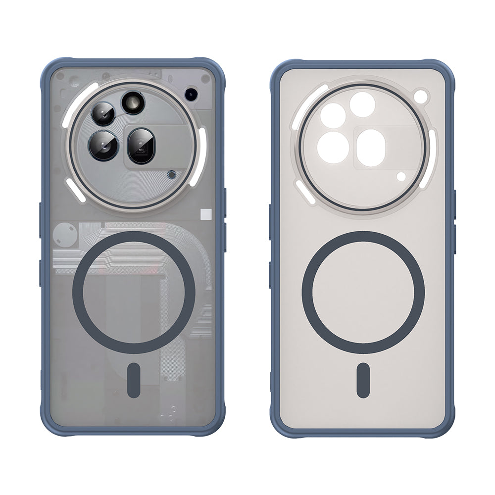 Custodia MagSafe per Nothing Phone (3a) Pro, Techsuit, HaloFrost II, Blu Navy