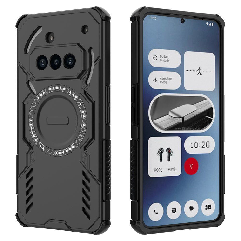 Coque MagSafe pour Nothing Phone (3a), Techsuit, ArmorMag, Noire