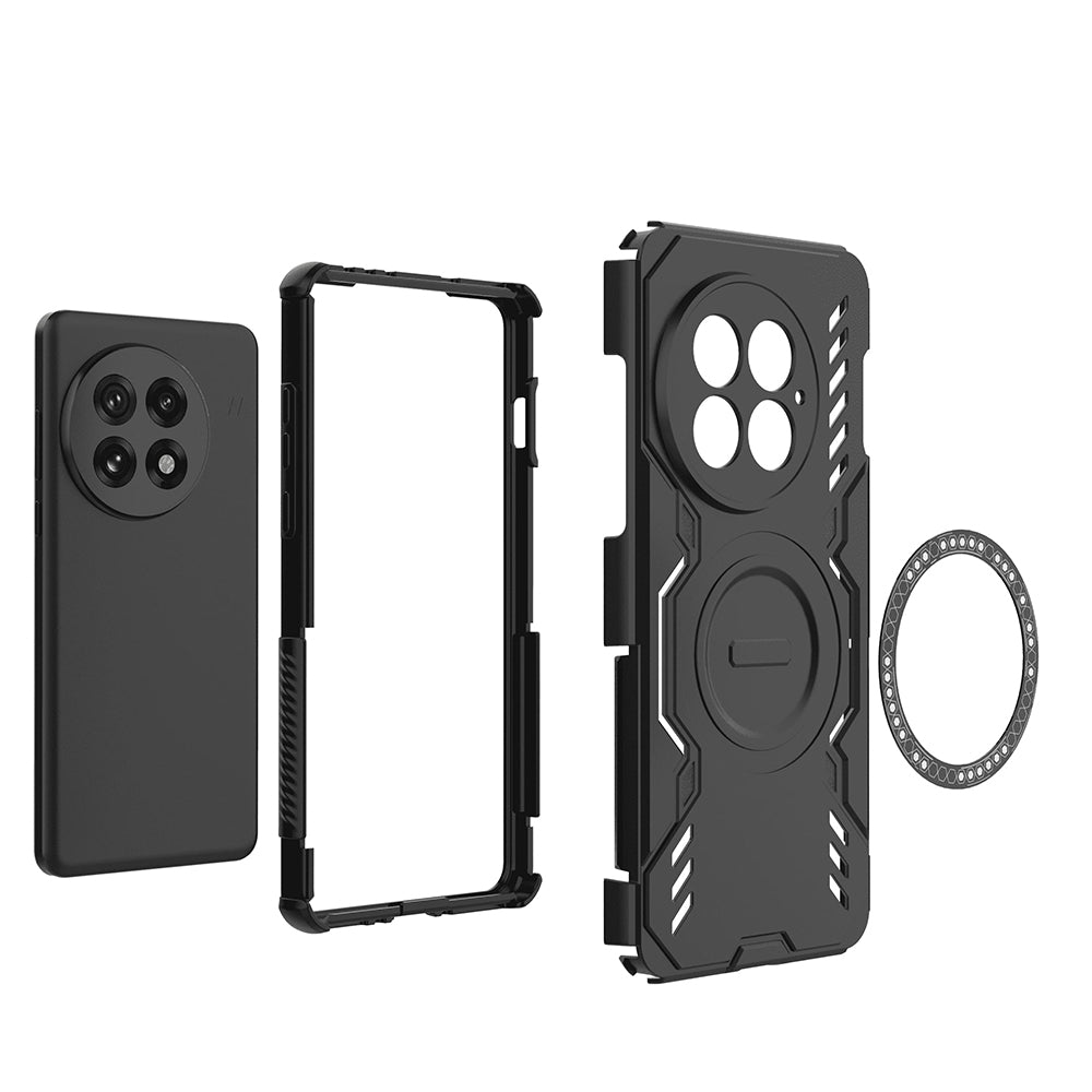 Custodia MagSafe per OnePlus 13, Techsuit, ArmorMag, Nera