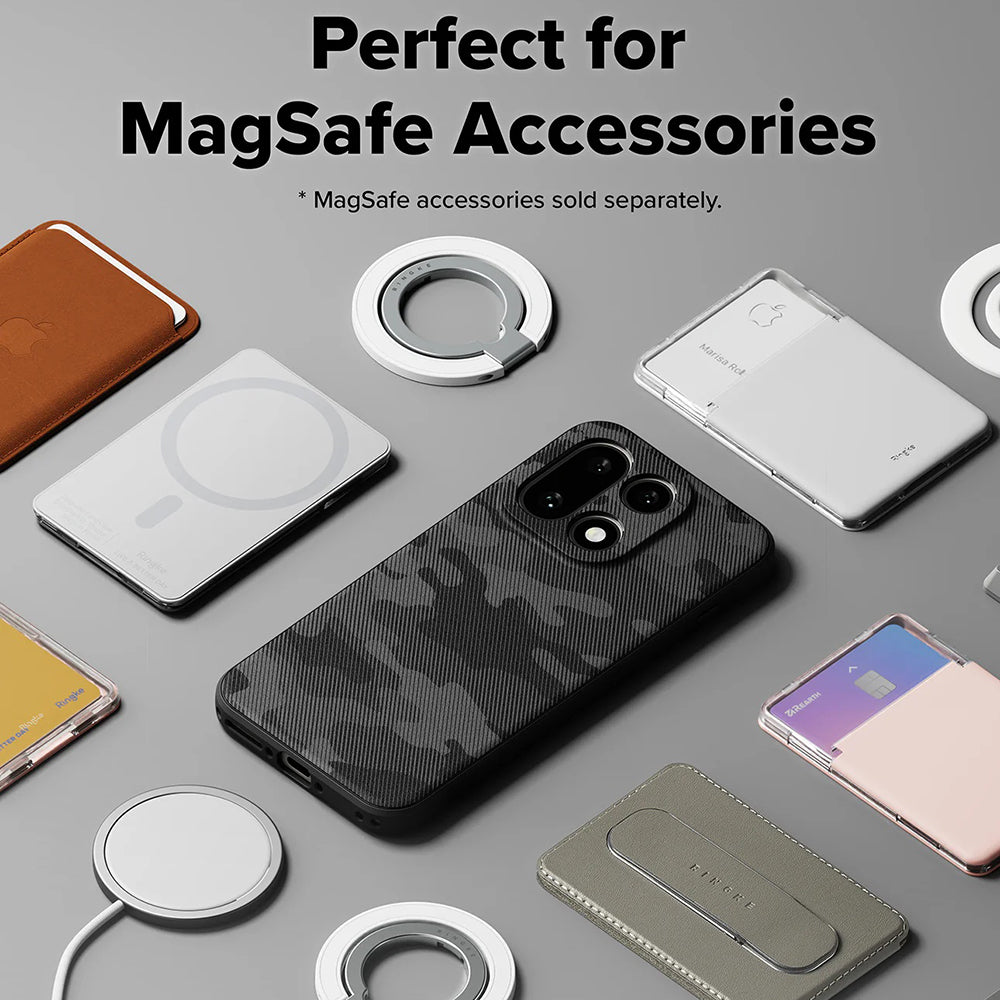 MagSafe Hülle für OnePlus 15, Ringke, Onyx, Tarnmuster