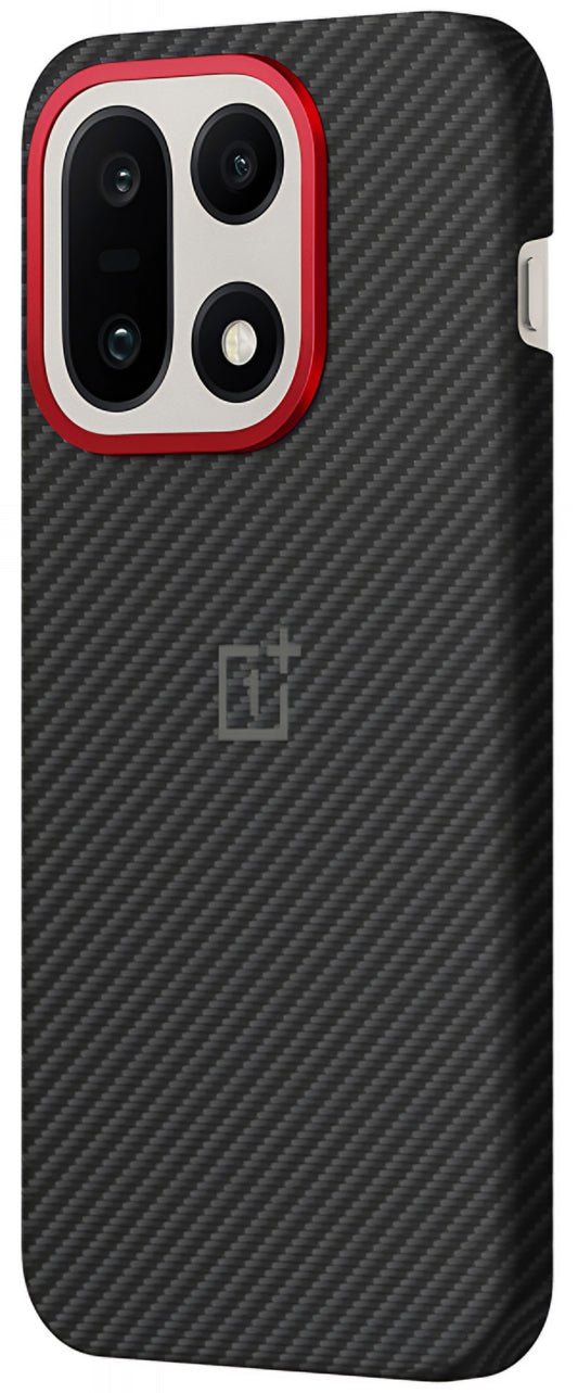 Coque pour OnePlus 15, Fibre d'Aramide Magnétique, Noire 5431102021
