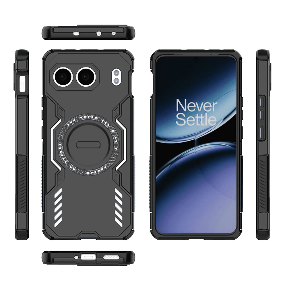 Custodia MagSafe per OnePlus Nord 4, Techsuit, ArmorMag, Nera