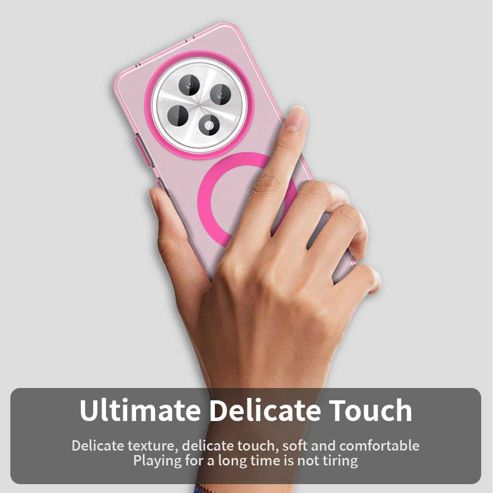 Coque MagSafe pour Oppo A3 4G / A3 5G, Techsuit, CandyCase, Rose