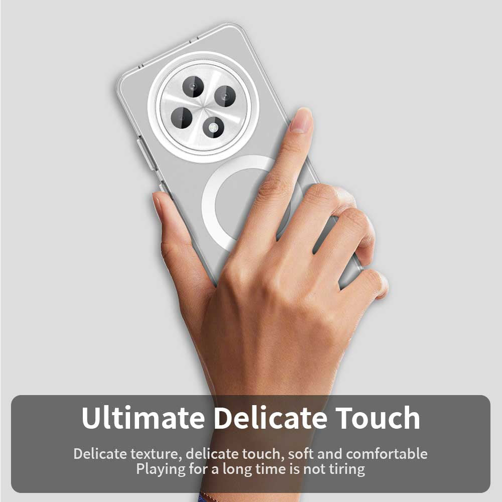 Coque MagSafe pour Oppo Reno12 FS 5G / Reno12 FS 4G / Reno12 F 4G / Reno12 F, Techsuit, CandyCase, Blanc