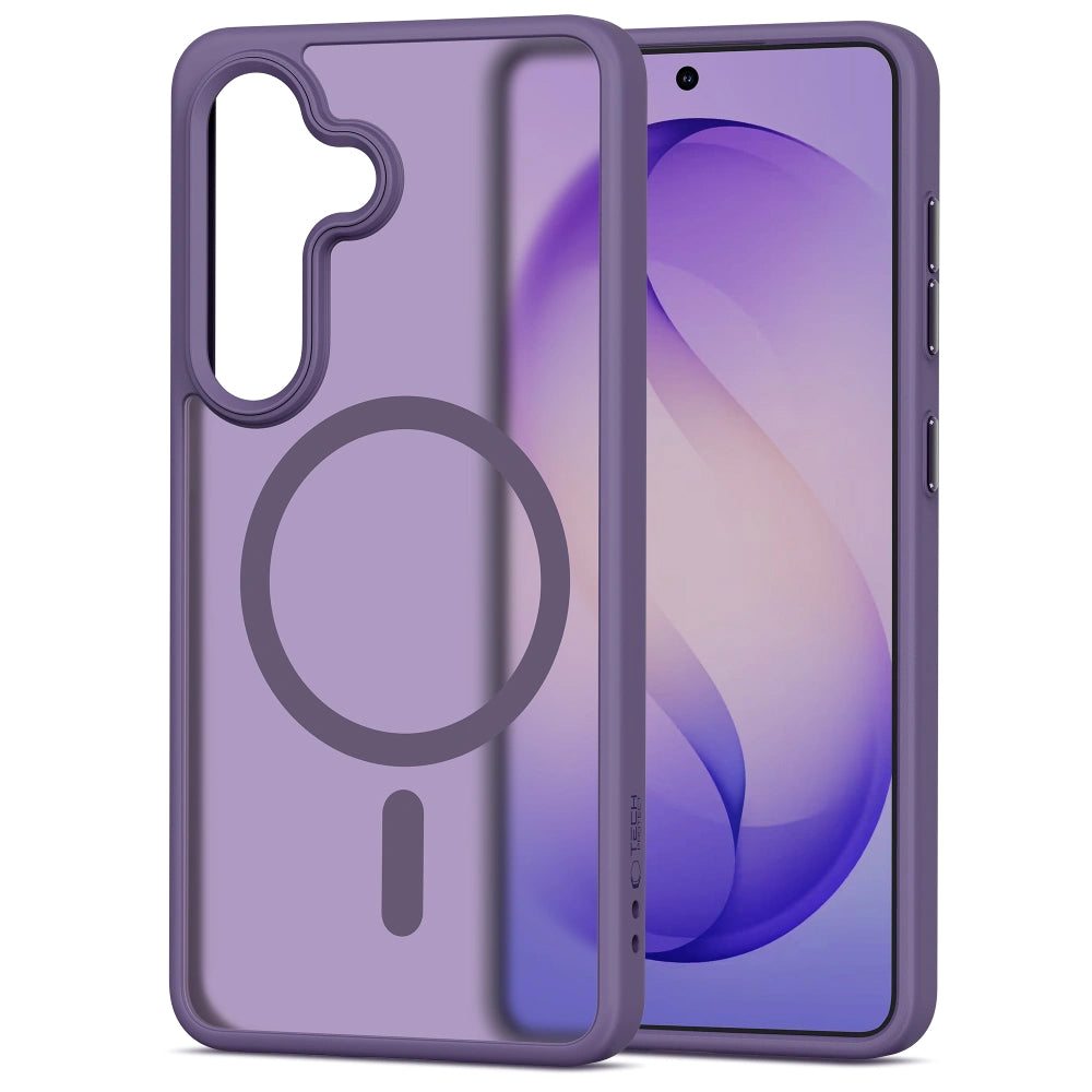 Custodia MagSafe per Samsung Galaxy S26 S942, Tech-Protect, Magmat, Viola Opaco