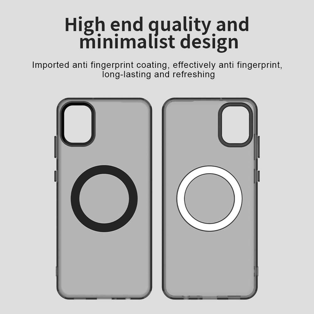 Custodia MagSafe per Samsung Galaxy A05 A055, Techsuit, CandyCase, Nera