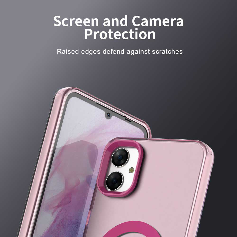 Coque MagSafe pour Samsung Galaxy A05 A055, Techsuit, CandyCase, Rose
