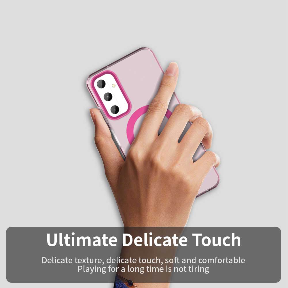 Custodia MagSafe per Samsung Galaxy A05s A057, Techsuit, CandyCase, Rosa