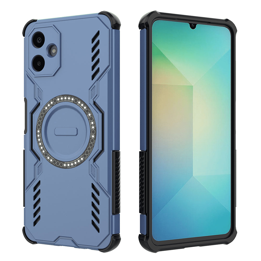 Custodia MagSafe per Samsung Galaxy A06 A065, Techsuit, ArmorMag, Blu