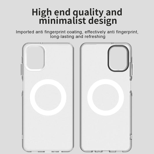 Custodia MagSafe per Samsung Galaxy A06 A065, Techsuit, CandyCase, Bianca
