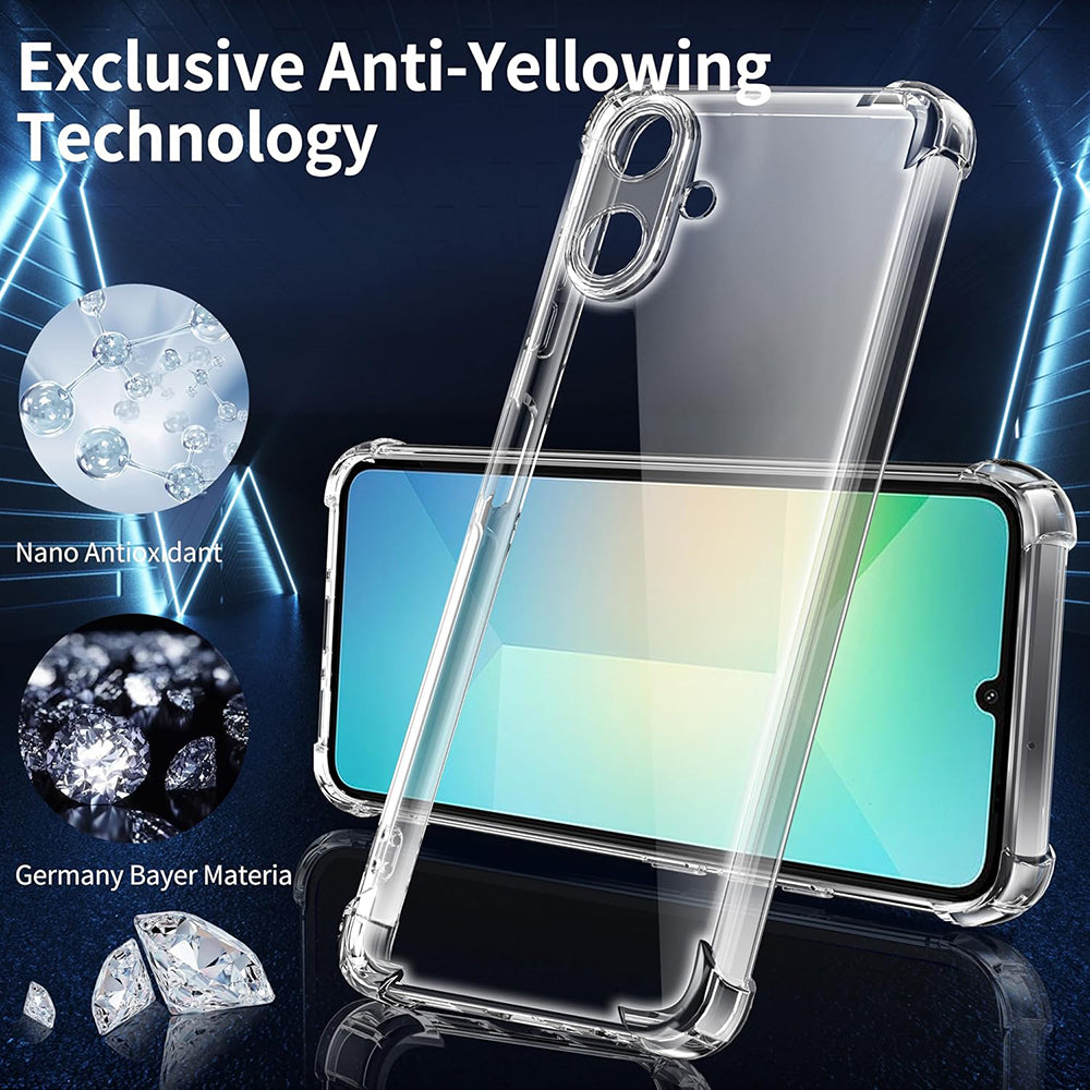Custodia MagSafe per Samsung Galaxy A07 4G A075, Techsuit, Antiurto, Trasparente