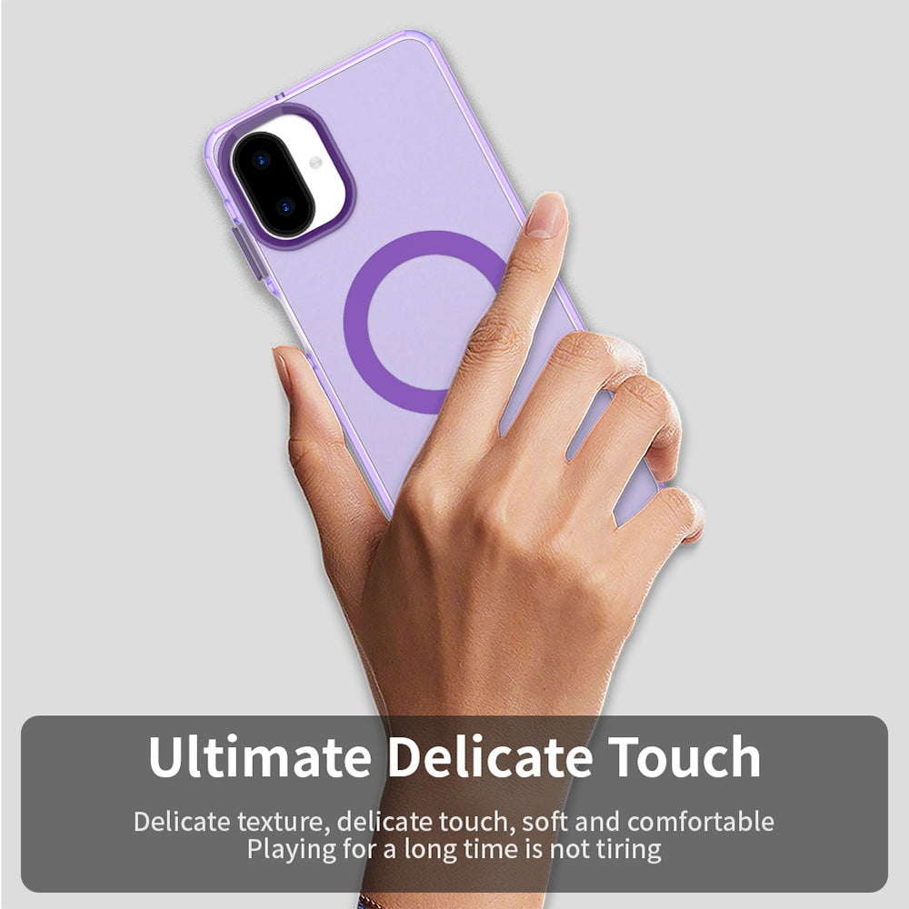 Custodia MagSafe per Samsung Galaxy A07 4G A075, Techsuit, CandyCase, Viola