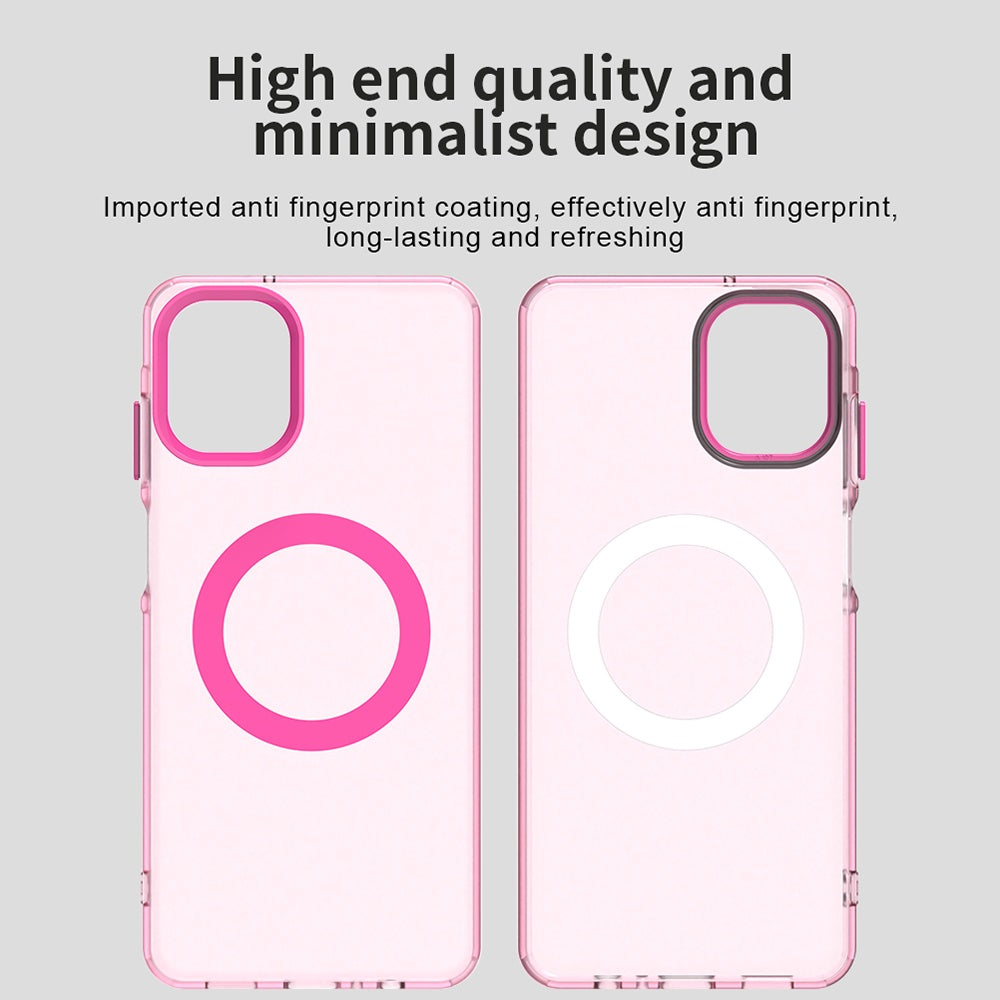 Custodia MagSafe per Samsung Galaxy A07 4G A075, Techsuit, CandyCase, Rosa