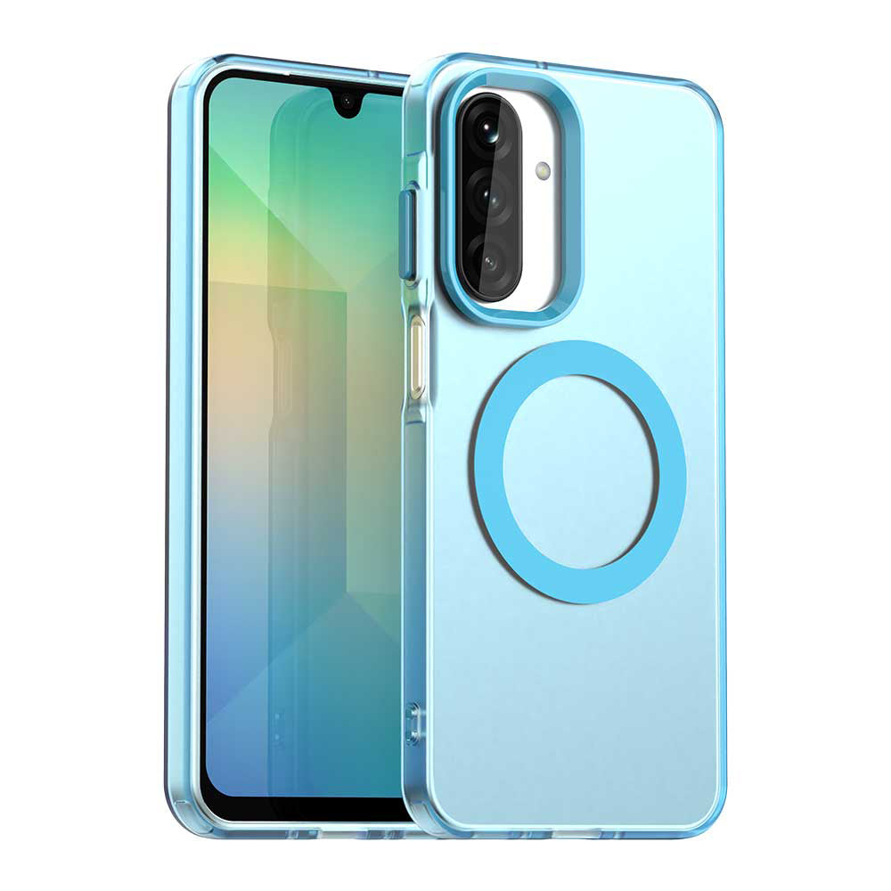 Custodia MagSafe per Samsung Galaxy A17 5G, Techsuit, CandyCase, Blu