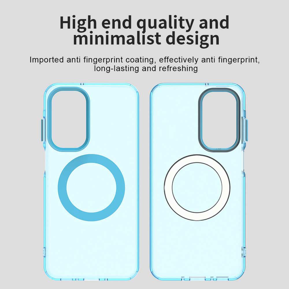 Custodia MagSafe per Samsung Galaxy A17 5G, Techsuit, CandyCase, Blu