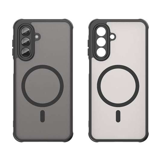 Custodia MagSafe per Samsung Galaxy A17 5G, Techsuit, HaloFrost II, Nera