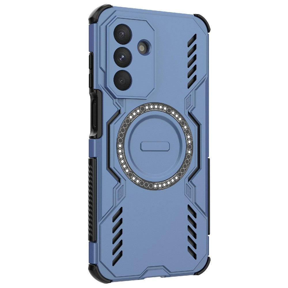Custodia MagSafe per Samsung Galaxy A26 A266, Techsuit, ArmorMag, Blu