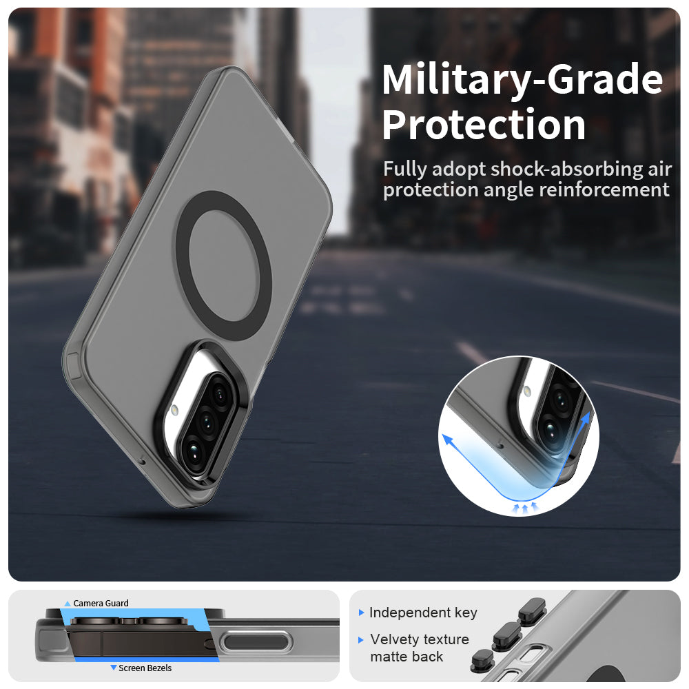 Custodia MagSafe per Samsung Galaxy A27 5G, Techsuit, CandyCase, Nera