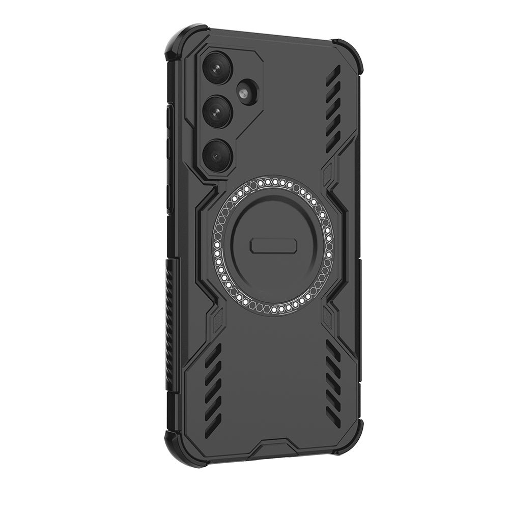 Custodia MagSafe per Samsung Galaxy A55 5G A556, Techsuit, ArmorMag, Nera