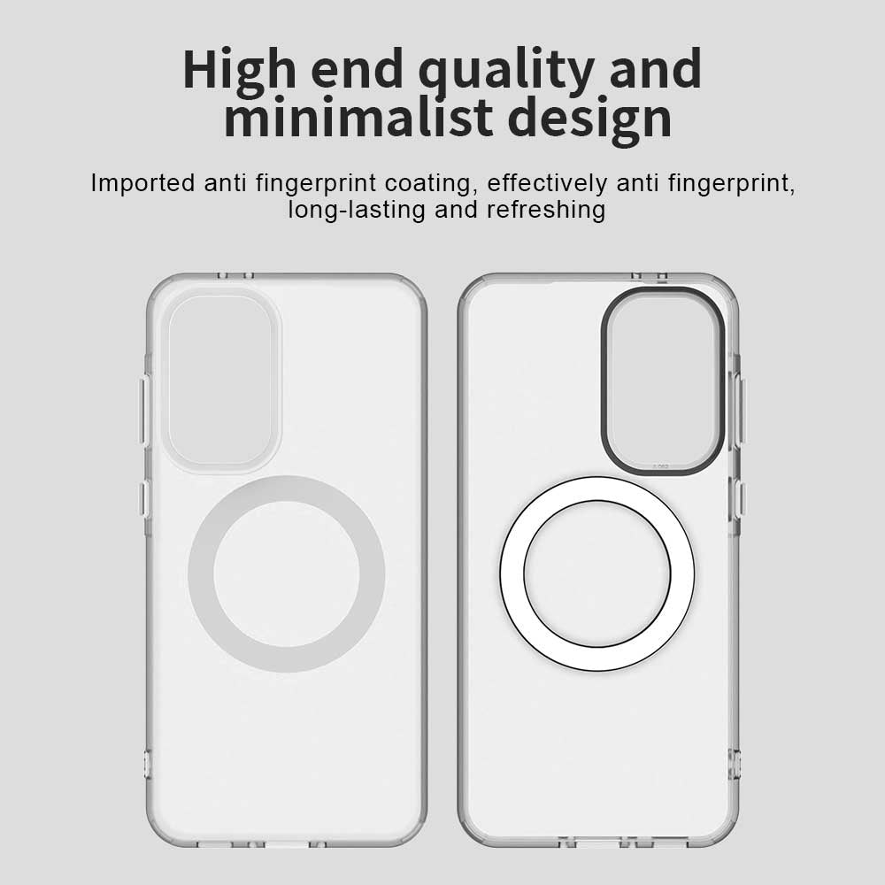 Custodia MagSafe per Samsung Galaxy A56 A566, Techsuit, CandyCase, Bianca