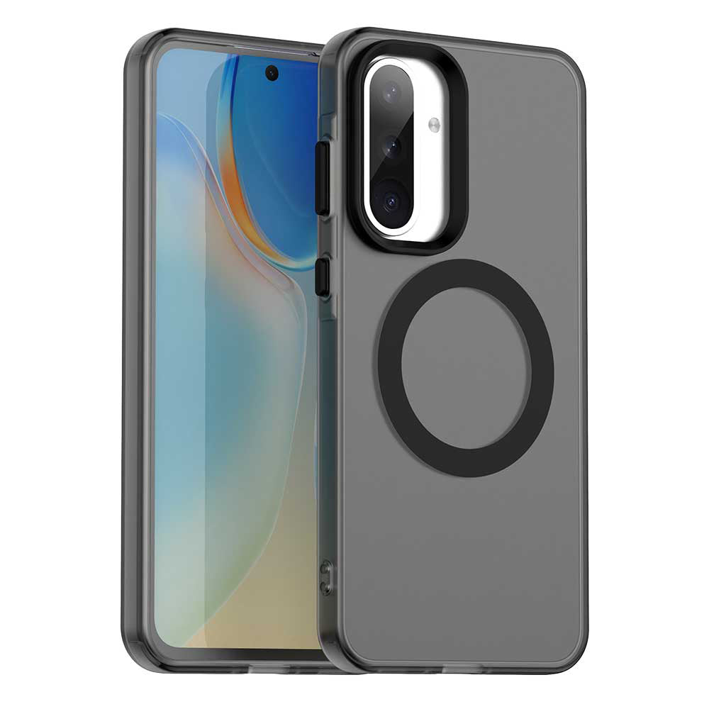 Custodia MagSafe per Samsung Galaxy A56 A566, Techsuit, CandyCase, Nera