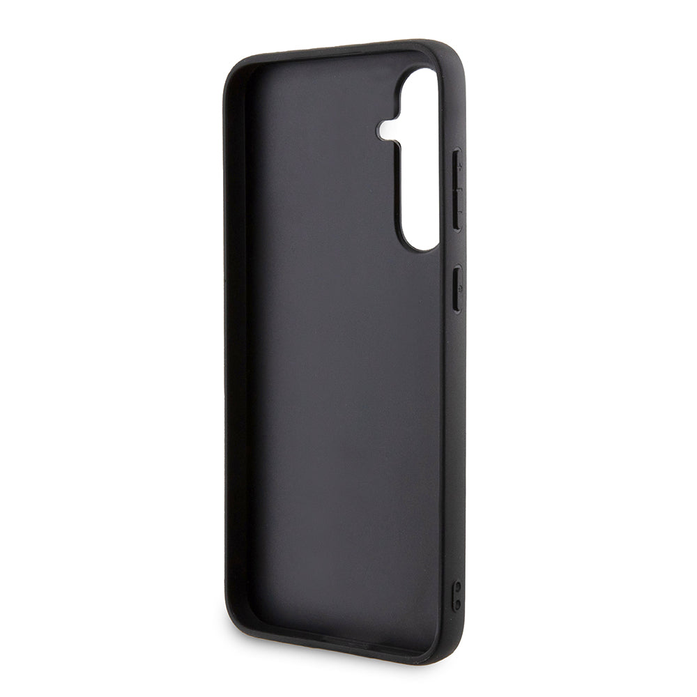 MagSafe Hülle für Samsung Galaxy S23 FE S711, Karl Lagerfeld, Saffiano Gripstand Karl & Choupette, Blau