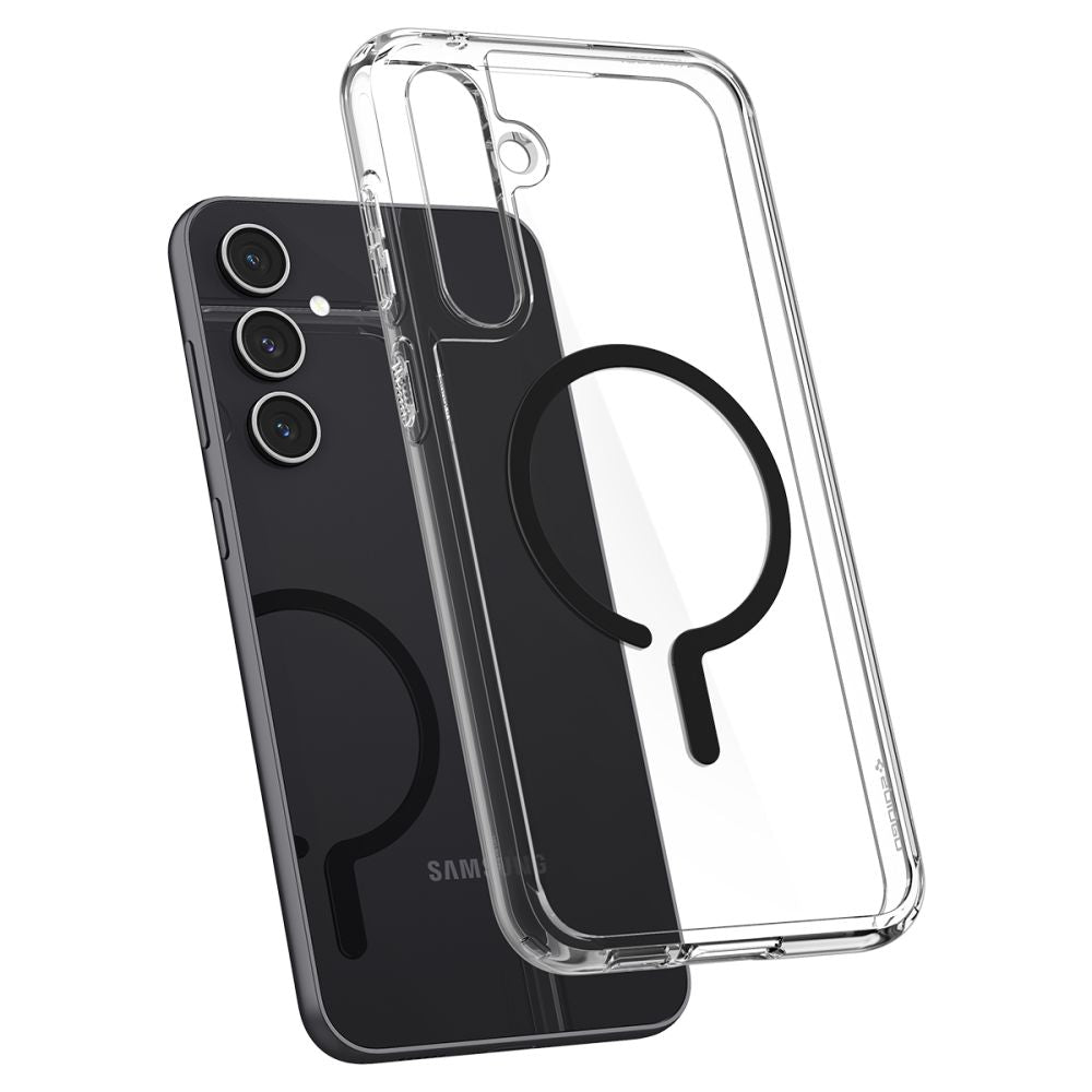 Coque MagSafe pour Samsung Galaxy S23 FE S711, Spigen, Ultra Hybrid OneTap Ring, Transparente