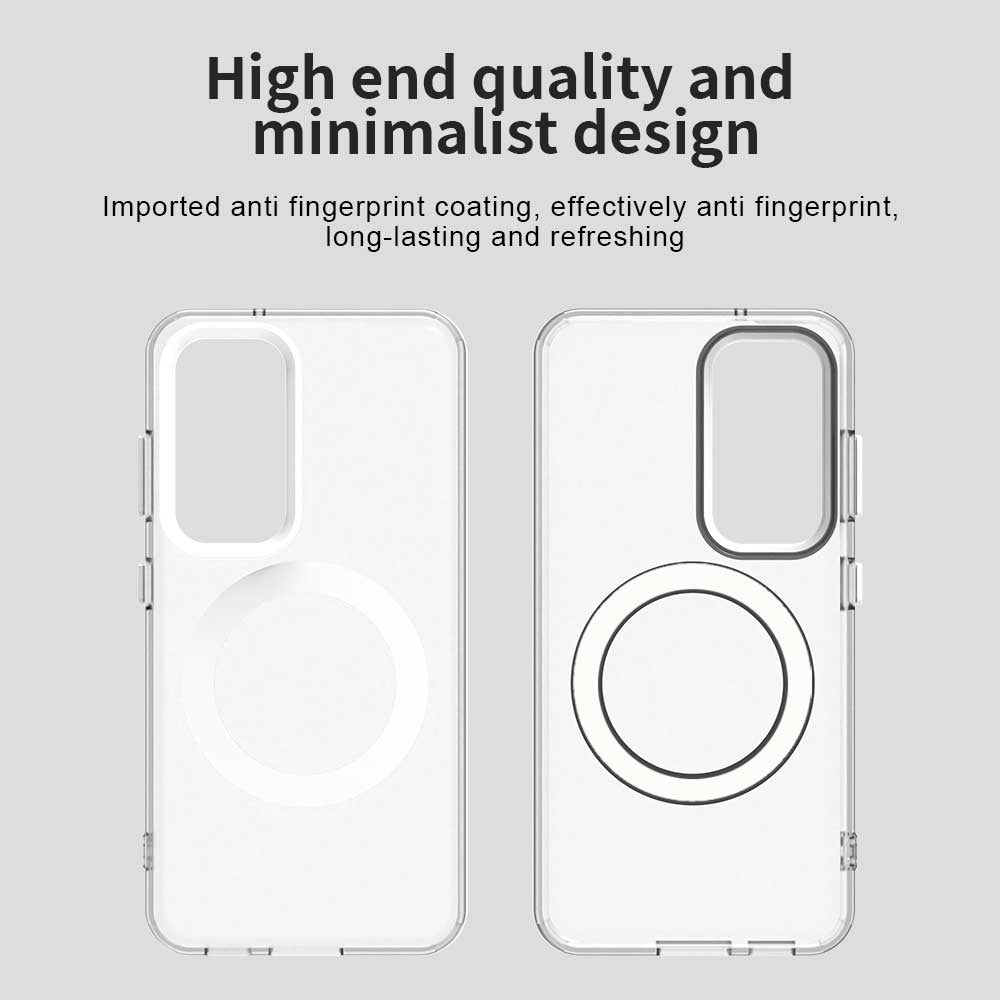Custodia MagSafe per Samsung Galaxy S23+ S916, Techsuit, CandyCase, Bianca