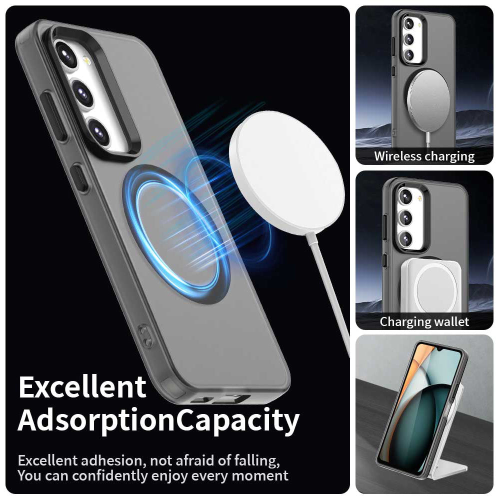 Custodia MagSafe per Samsung Galaxy S23 S911, Techsuit, CandyCase, Nera