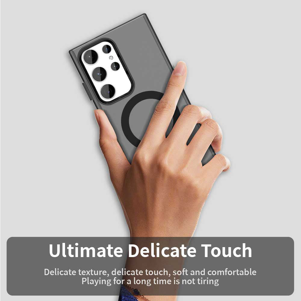Custodia MagSafe per Samsung Galaxy S24 Ultra S928, Techsuit, CandyCase, Nera