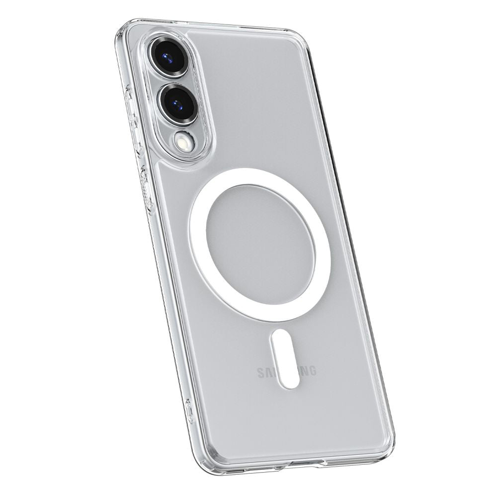 Custodia MagSafe per Samsung Galaxy S25 Edge S937, Spigen, Ultra Hybrid, Bianca ACS09418