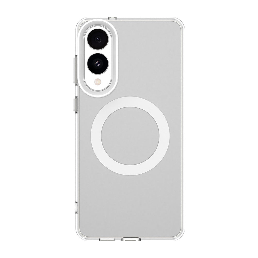 Custodia MagSafe per Samsung Galaxy S25 Edge S937, Techsuit, CandyCase, Bianca