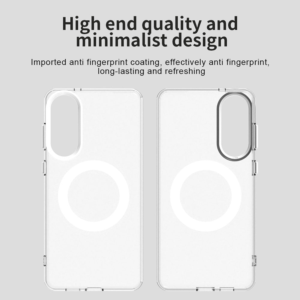 Custodia MagSafe per Samsung Galaxy S25 Edge S937, Techsuit, CandyCase, Bianca
