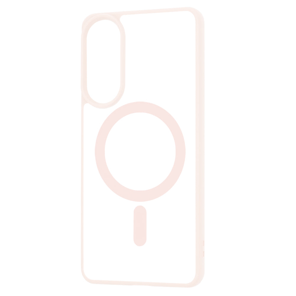 Custodia MagSafe per Samsung Galaxy S25 Edge S937, Techsuit, Pro, Rosa