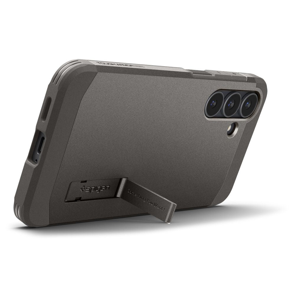 Custodia MagSafe per Samsung Galaxy S25 FE, Spigen, Tough Armor, Grigio ACS10030