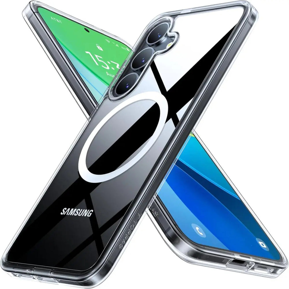 Custodia MagSafe per Samsung Galaxy S25+ S936, Torras, Guardian, Trasparente
