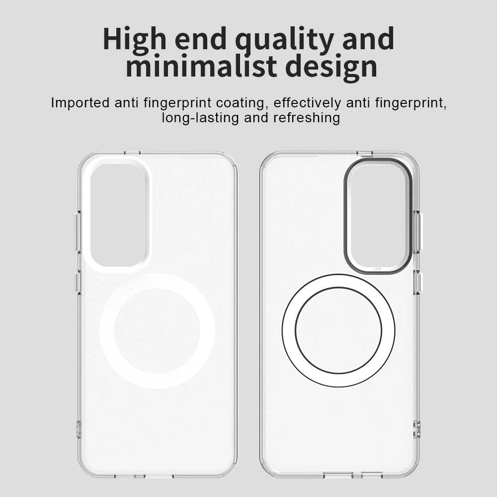 Coque MagSafe pour Samsung Galaxy S25 S931 / S24 S921, Techsuit, CandyCase, Blanche