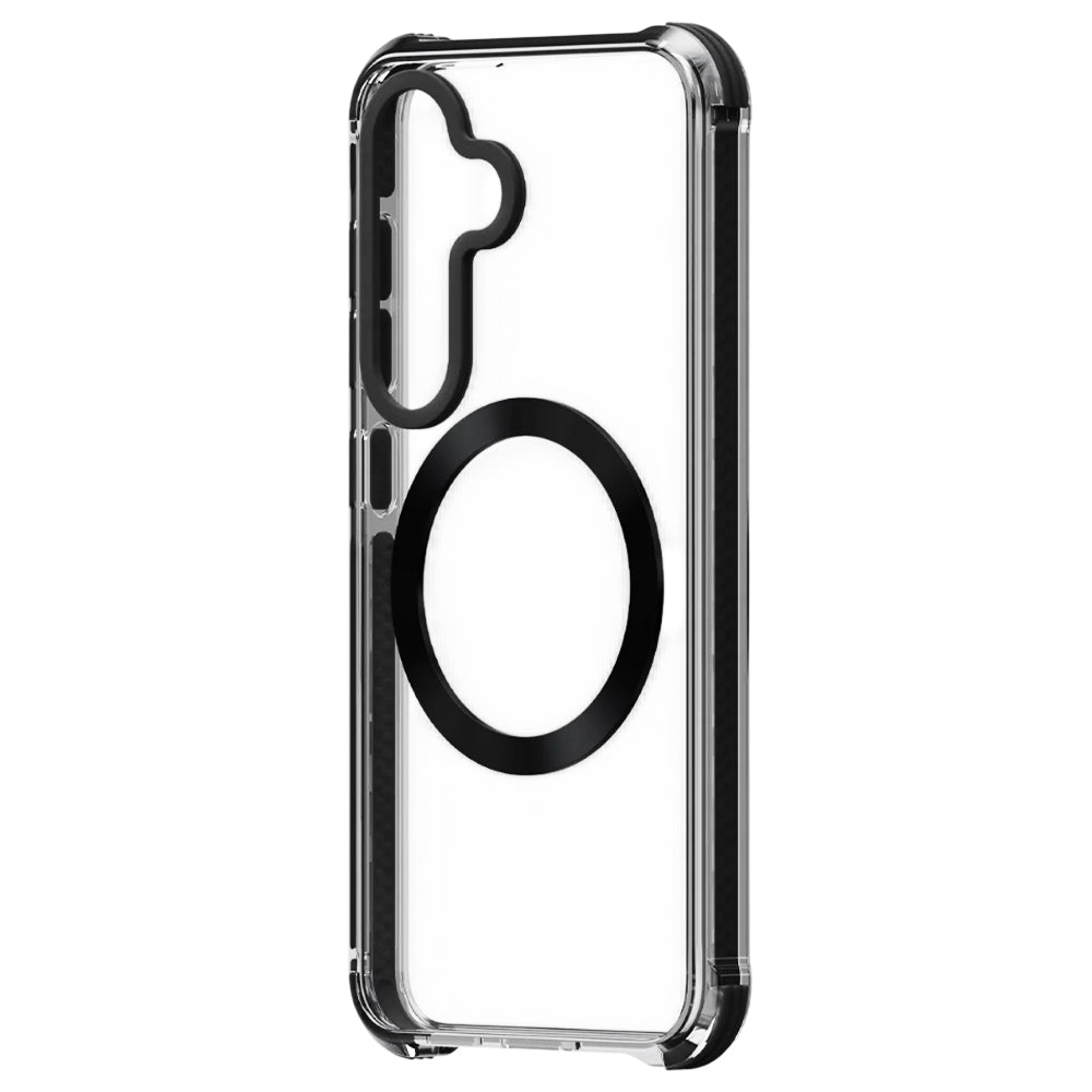 Custodia MagSafe per Samsung Galaxy S25 S931, UNIQ, Combat MagClick, Nera