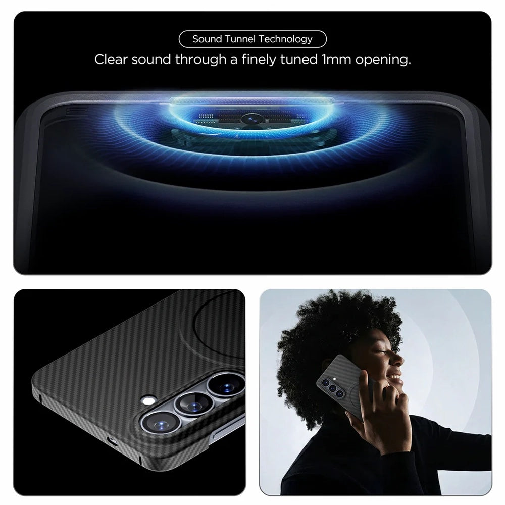 Custodia MagSafe per Samsung Galaxy S26 Plus S947, Spigen, Air Skin, Nera ACS11048