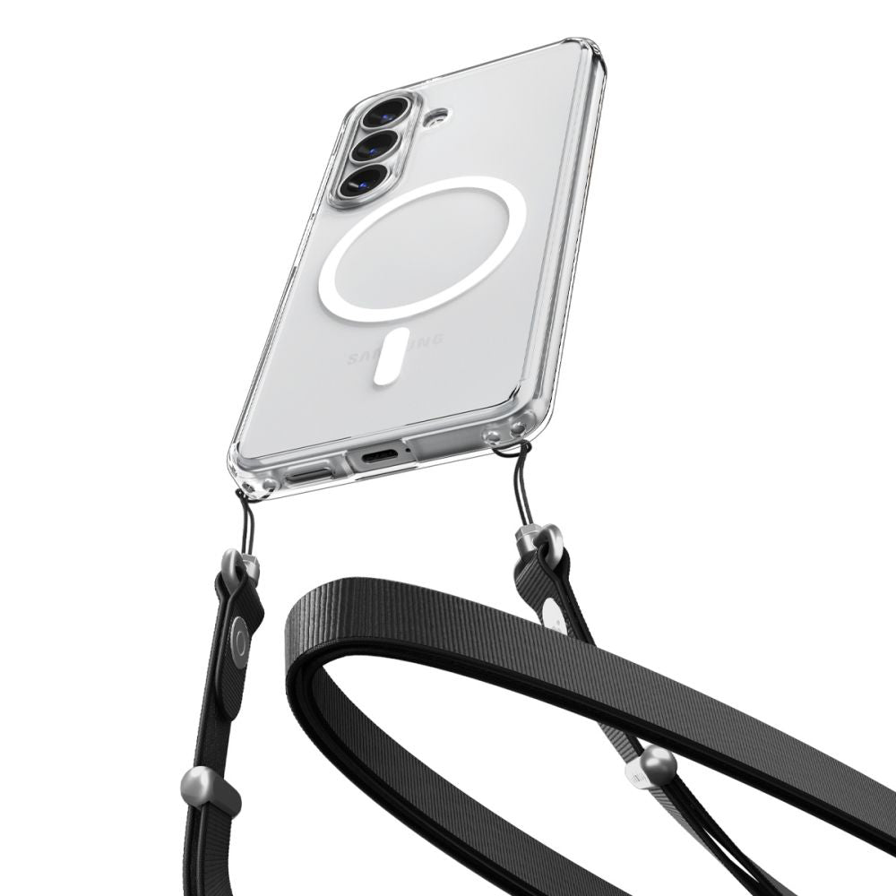 MagSafe Hülle für Samsung Galaxy S26 Plus S947, Spigen, Ultra Hybrid, Transparent Weiß ACS10709