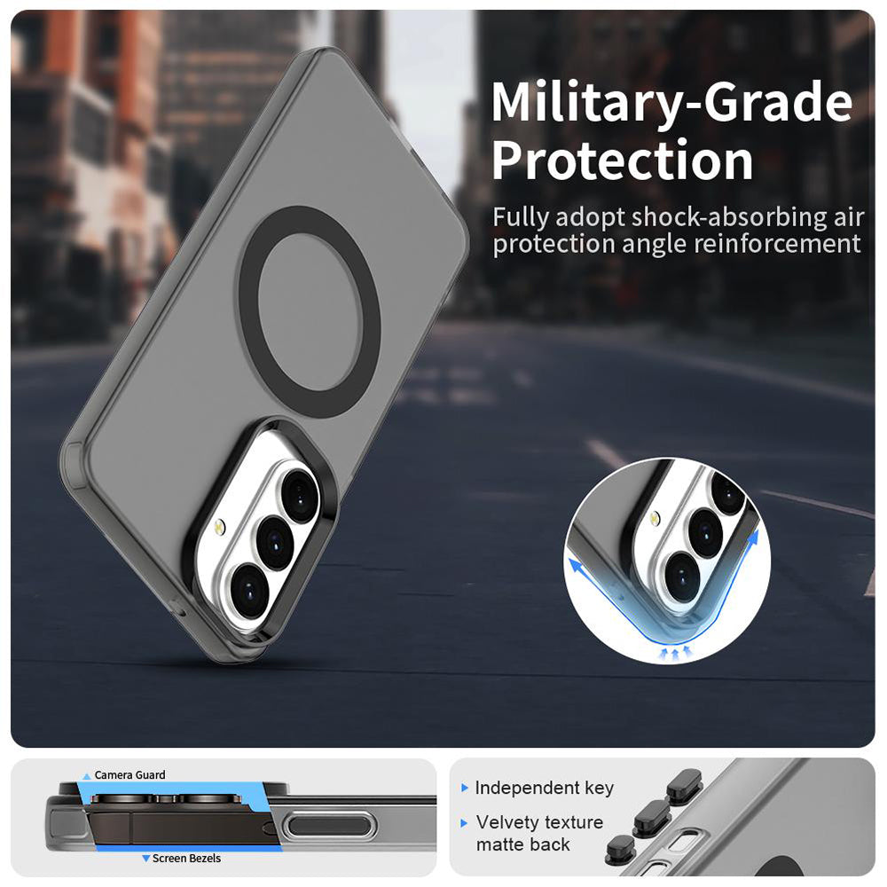 Custodia MagSafe per Samsung Galaxy S26 Plus S947, Techsuit, CandyCase, Nera