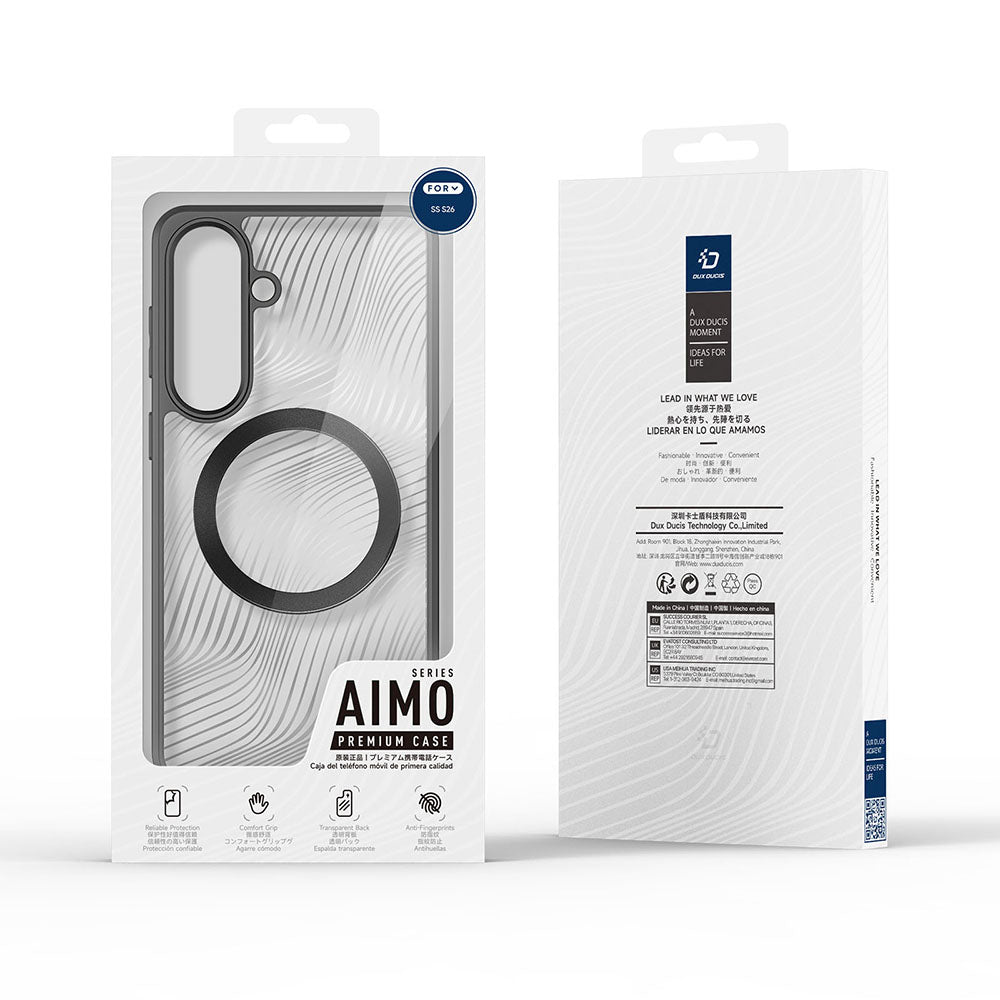 Custodia MagSafe per Samsung Galaxy S26 S942, DUX DUCIS, Aimo, Nera