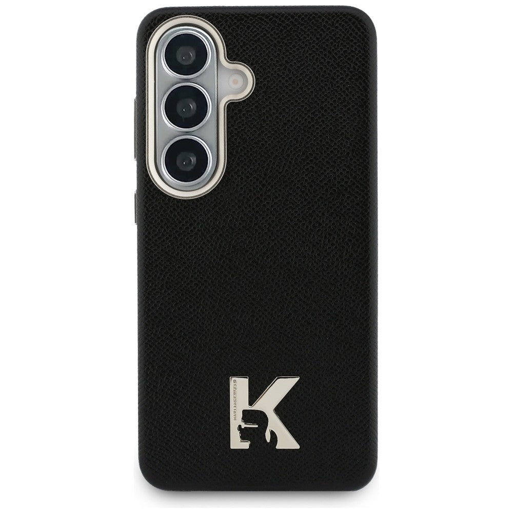 Custodia MagSafe per Samsung Galaxy S26 S942, Karl Lagerfeld, Karl Head Logo, Nera