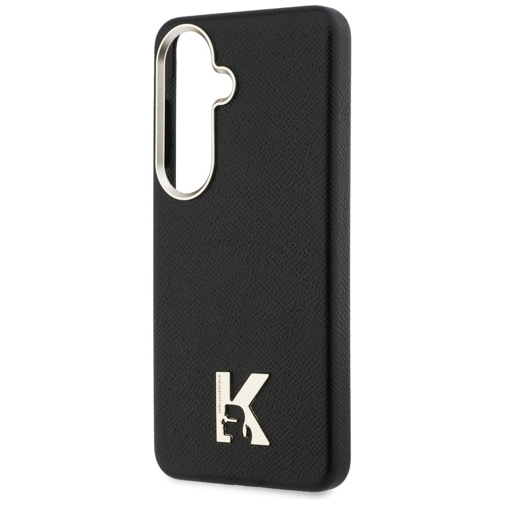 Custodia MagSafe per Samsung Galaxy S26 S942, Karl Lagerfeld, Karl Head Logo, Nera