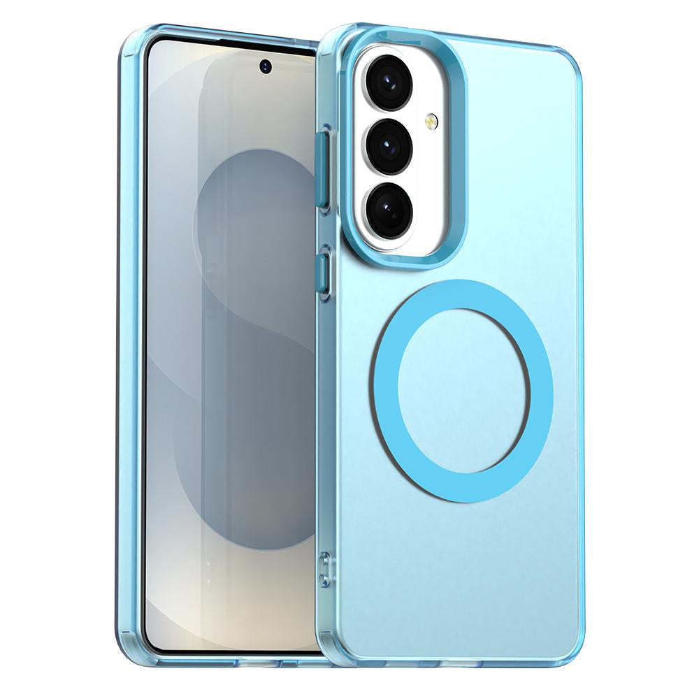Custodia MagSafe per Samsung Galaxy S26 S942, Techsuit, CandyCase, Blu