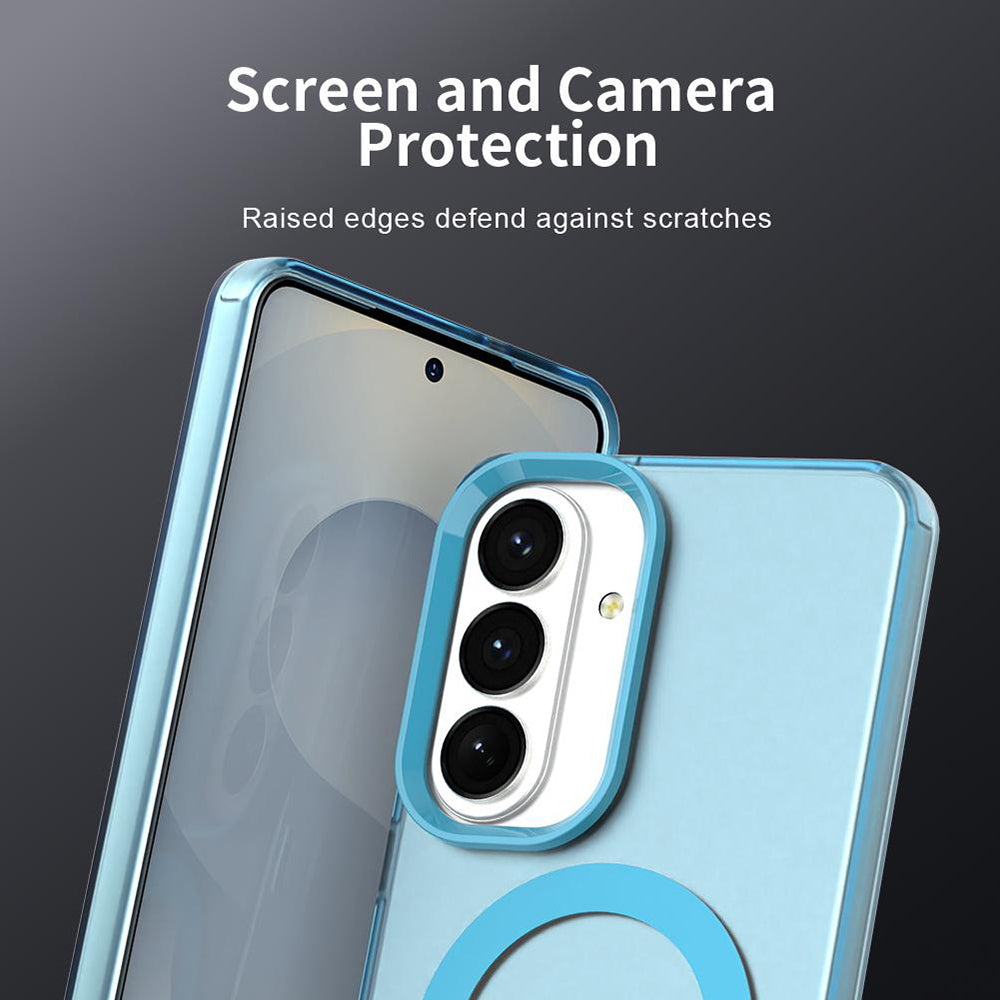 Custodia MagSafe per Samsung Galaxy S26 S942, Techsuit, CandyCase, Blu
